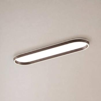 Lucande Rylan LED mennyezeti lámpa, 112 cm, barna, dimmelhető, CCT kép