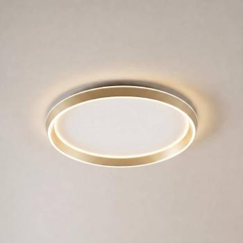 Lucande Rylan LED mennyezeti lámpa, sárgaréz, Ø 62 cm, dimmelhető, CCT kép