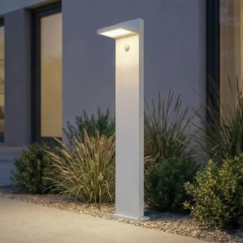 Lucande Silvan LED ösvény világítás, fehér, 100 cm, érzékelővel, IP54 kép