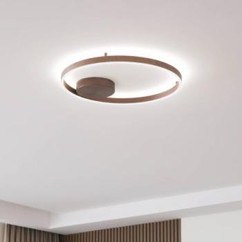 Lucande Smart LED mennyezeti lámpa Moise, kávé, CCT, Tuya kép