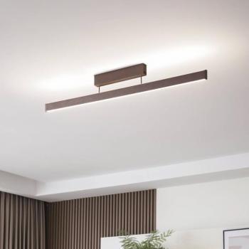 Lucande Smart LED mennyezeti lámpa Mylosh, kávé, CCT, Tuya kép