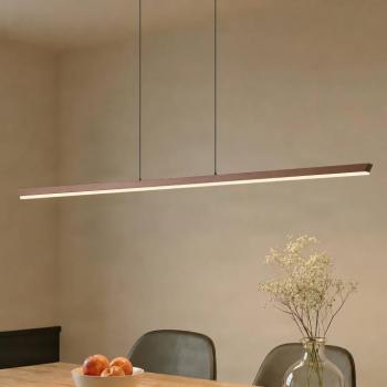 Lucande Solvar LED lógó lámpa, 158 cm, barna, CCT, dimmelhető kép