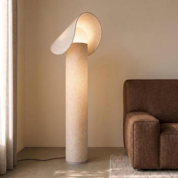 Lucande Tamani LED álló világítás, bézs, 100 cm, „dimmelhető” funkcióval kép