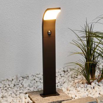 Lucande Timm LED ösvény lámpa, érzékelővel, 60 cm, antracit, IP54 kép