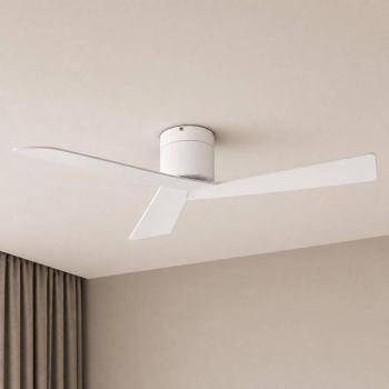 Lucande Ventoro mennyezeti ventilátor, átmérő 132 cm, fehér, fém kép