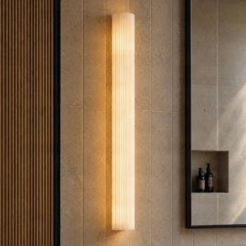 Lucande Victoire LED fürdőszoba fali lámpa, 70 cm, fehér/króm, CCT kép