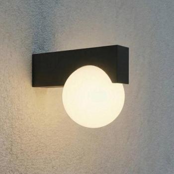 Lucande Vijon LED kültéri fali világítás, fekete, CCT, IP44 kép