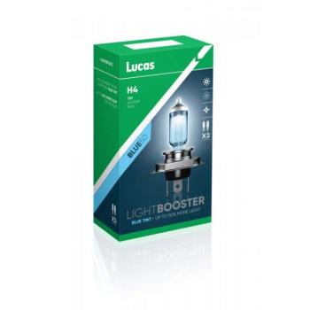 Lucas LightBooster H4 12V 60/55W + 50% Blue szett 2db