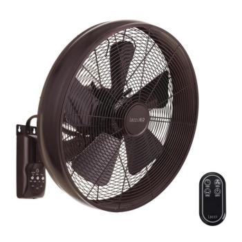 Lucci air 213125 - Fali látor BREEZE 55W/230V fekete/barna + távirányító 213125EU kép