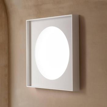Luceplan Cassette LED fali lámpa fázis vágás 60x60cm kép
