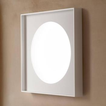Luceplan Cassette LED fali lámpa fázis vágás 90x90cm kép