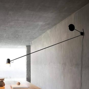 Luceplan LED fali világítás Counterbalance fekete kép