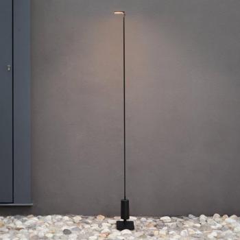 Luceplan LED ösvény lámpa Flia, 120 cm magas, fekete, műanyag kép