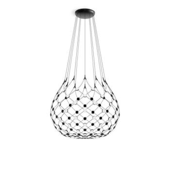 Luceplan Mesh vezeték nélküli lógó lámpa, Ø 100 cm, 4 m, Bluetooth kép