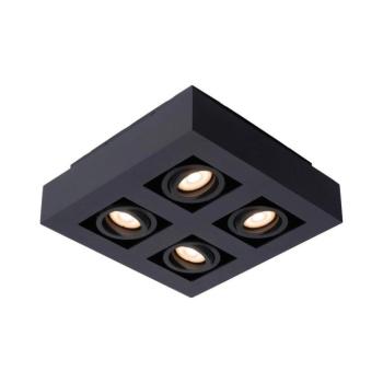 Lucide 09119/21/30 - XIRAX LED spotlámpa 4xGU10/5W/230V fekete 09119/21/30 kép