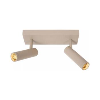Lucide 22974/02/41 - GRADO irányítható spotlámpa 2x GU10/8W/230V bézs 22974/02/41 kép