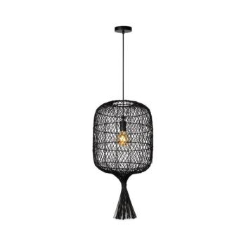 Lucide 03436/40/30 - Csillár zsinóron GARVE 1xE27/40W/230V fekete 03436/40/30 kép