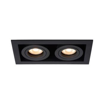 Lucide 09926/02/30 - Beépíthető lámpa CHIMNEY 2xGU10/50W/230V fekete 09926/02/30 kép