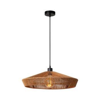 Lucide 10413/50/72 - Csillár zsinóron YUNKAI 1xE27/60W/230V átm. 50 cm barna 10413/50/72 kép