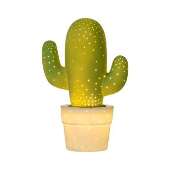 Lucide 13513/01/33 - CACTUS asztali lámpa 1xE14/40W/230V, zöld kép