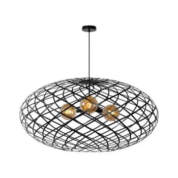 Lucide 21417/99/30 - Csillár zsinóron WOLFRAM 3xE27/60W/230V fekete 21417/99/30 kép