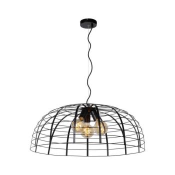 Lucide 45449/76/30 - Csillár zsinóron ELODIE 3xE27/40W/230V fekete 45449/76/30 kép