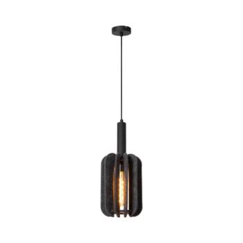 Lucide 45492/01/36 - Csillár zsinóron RAFAL 1xE27/40W/230V fekete/szürke 45492/01/36 kép