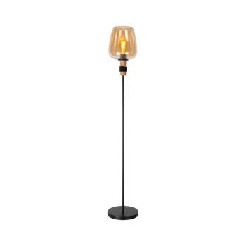 Lucide 45708/01/62 - Állólámpa ILONA 1xE27/40W/230V fekete/bézs 45708/01/62 kép