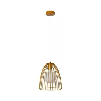 Lucide 74417/01/44 - Csillár zsinóron MACARONS 1xE27/40W/230V átm. 24,5 cm sárga 74417/01/44 kép