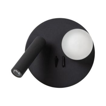 Lucide 77286/02/30 - LED Fali lámpa MATIZ 2xLED/3,5W/230V USB fekete 77286/02/30 kép