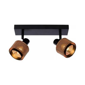 Lucide 77980/02/30 - Spotlámpa RAFA 2xE14/40W/230V fekete/bronz 77980/02/30 kép