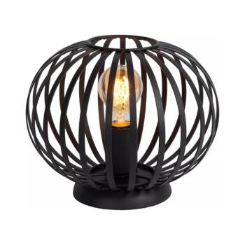 Lucide 78574/25/30 - Asztali lámpa MANUELA 1xE27/40W/230V átm. 25,5 cm fekete 78574/25/30 kép