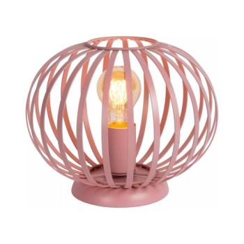 Lucide 78593/25/66 - Asztali lámpa MERLINA 1xE27/40W/230V átm. 25,5 cm rózsaszín 78593/25/66 kép