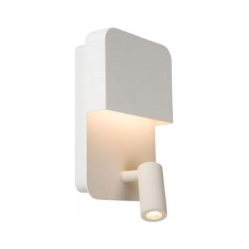 Lucide 79200/08/31 - BOXER LED fali lámpa 5W/230V + 5W USB, fehér 79200/08/31 kép