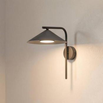 Lumen fali világítás, barna, fém, magasság 30,5 cm kép