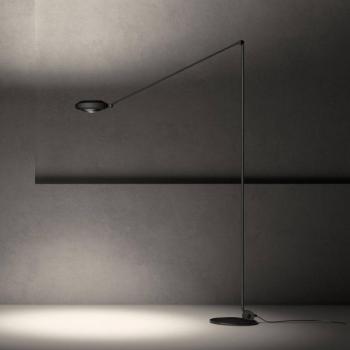 LUMINA Elle LED álló lámpa, magasság: 200 cm, 3 000 K, fekete kép