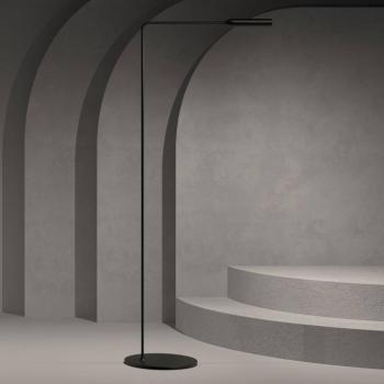 LUMINA Flo LED álló világítás, 3 000 K, fekete kép