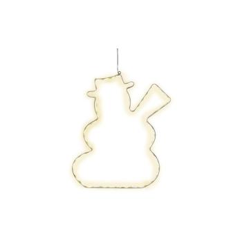 Lumiwall Snowman függő világító LED dekoráció, magasság 50 cm - Star Trading kép