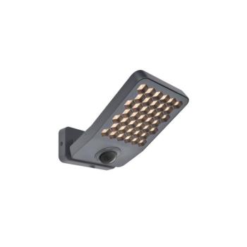 LUTEC ATALANTIS LED reflektor mozgásérzékelővel , 14W , sötétszürke, IP54 kép