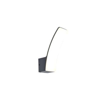 LUTEC KILO LED fali lámpa , fekete , 11.5W , 710lm , meleg fehér , IP44 kép
