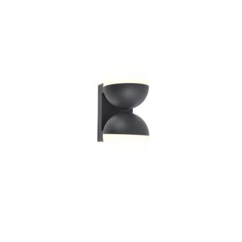 LUTEC LOOMA LED fali lámpa , sötétszürke , 2 fejes , 7.8W , 800lm , meleg fehér , IP54 kép