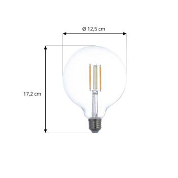 LUUMR Smart LED E27 G125 7W ZigBee Tuya Philips Hue 3 darabos készlet kép