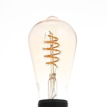 LUUMR intelligens LED izzó, E27, ST64, 4,9 W, átlátszó, ZigBee, Hue kép