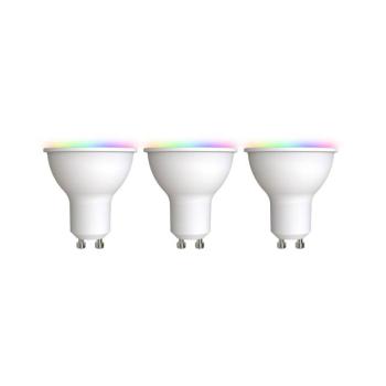 LUUMR Smart LED GU10 műanyag 4,7W RGBW CCT Tuya opálos Tuya opál 3 darabos kép