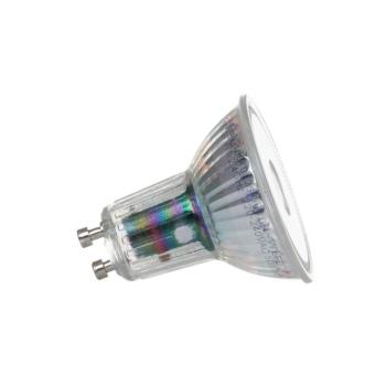LUUMR Smart LED, GU10, üveg, 4,7 W, Tuya, Wi-Fi, átlátszó, CCT kép