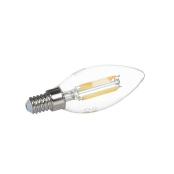 LUUMR intelligens LED gyertyaizzó, átlátszó, E14, 4,2 W, Tuya Wi-Fi, CCT kép