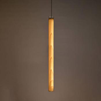 LZF Estela SH LED függő lámpa, 90 cm, natúr bükk kép