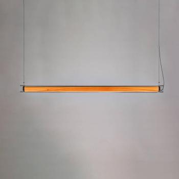 LZF Estela SH LED lógó lámpa, 120 cm natúr bükk kép