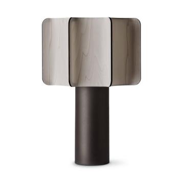 LZF Kactos asztali lámpa, szürke/fekete, magasság 52 cm kép