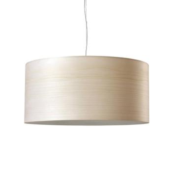 LZF LED lógó lámpa Gea, elefántcsont színű, Ø 42 cm, fa kép